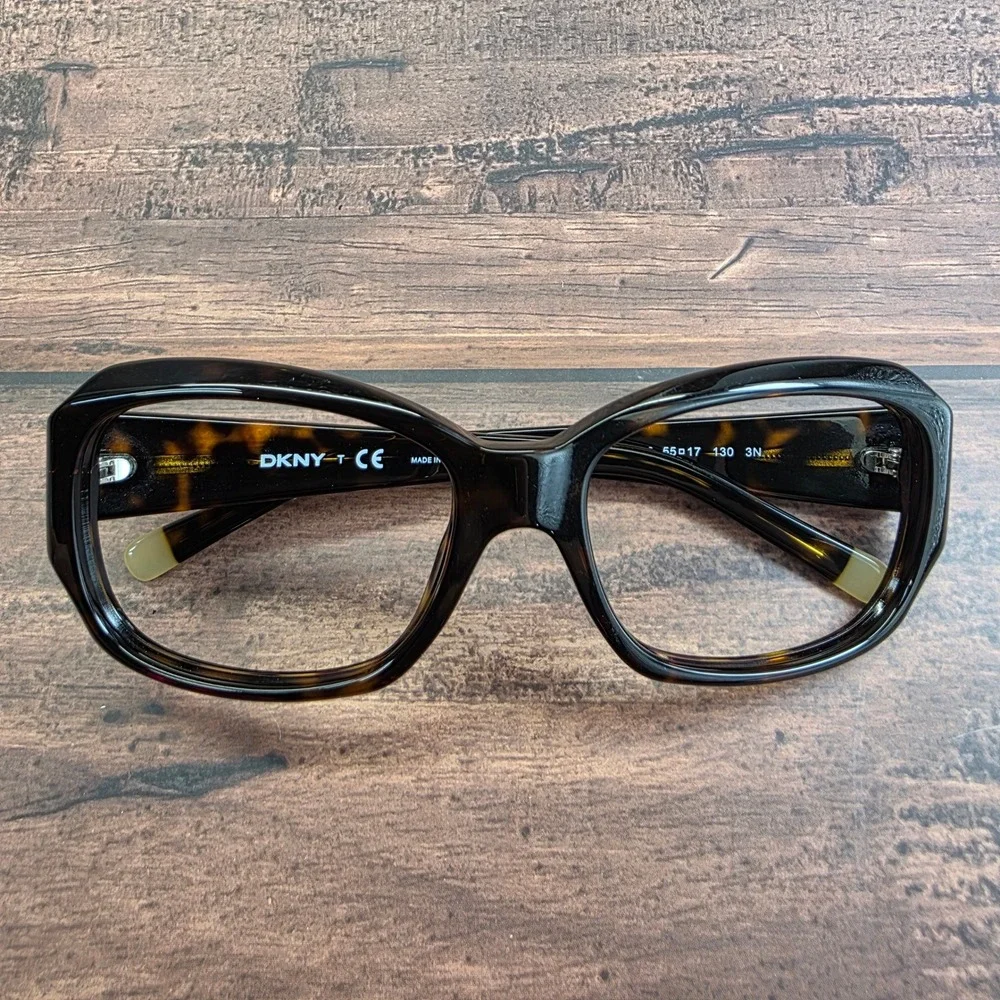 DKNY DY 4048‎ 3016/73 Dark Tortoise Butterfly Eyeglasses Frames 55-17-130
